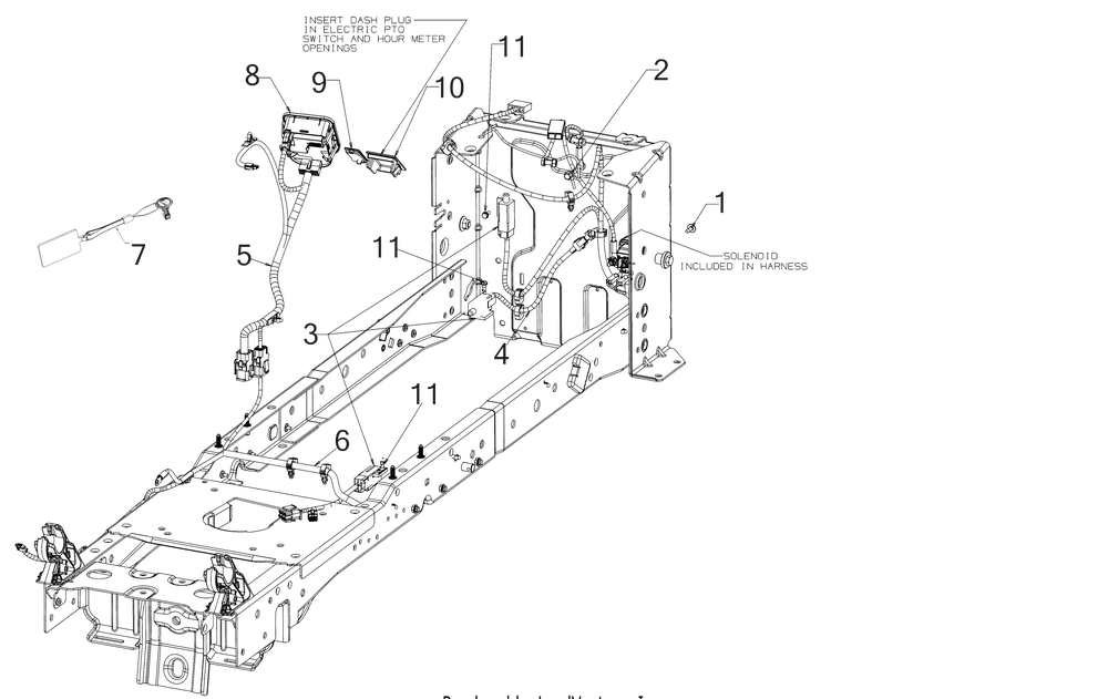 Electric Diagram and Parts List for XT1-LT42EFI (13B9A1CS010)(2019) Cub Cadet Lawn Tractor